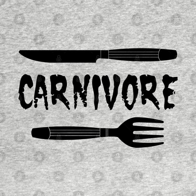 Carnivore Knife and Fork by Barthol Graphics